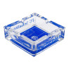 FC Schalke 04 Aschenbecher - Ascheplatz - eckig Glas Ascher S04