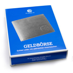 FC Schalke 04 Ledergeldbörse | Geldbörse | Portmonee | Geldbeutel | S04