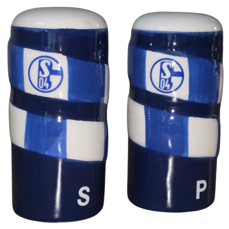 FC Schalke 04 Salz- & Pfefferstreuer - Schal - im 2er-Set Gewürzstreuer S04