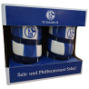 FC Schalke 04 Salz- & Pfefferstreuer - Schal - im 2er-Set Gewürzstreuer S04