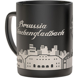 Borussia Mönchengladbach Tasse - Skyline - Becher Kaffeetasse BMG