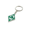 SV Werder Bremen Schlüsselanhänger - Raute - grün/weiß Anhänger Keychains