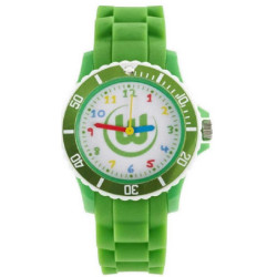 VfL Wolfsburg Kinderuhr  - Farbenspiel - grün | Kinder | Uhr  | Armbanduhr