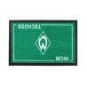 SV Werder Bremen Fußmatte - Moin - Türmatte, Fußabtreter, Matte - plus Lesezeichen I love Bremen