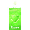 SV Werder Bremen Fußmatte - Moin - Türmatte, Fußabtreter, Matte - plus Lesezeichen I love Bremen