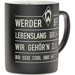 SV Werder Bremen Tasse  - Hymne - Becher sandgestrahlt Mug