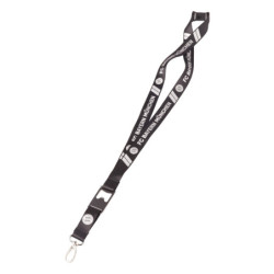 FC Bayern München Schlüsselband schwarz, Lanyard mit Flaschenöffner, Badgeholder FCB