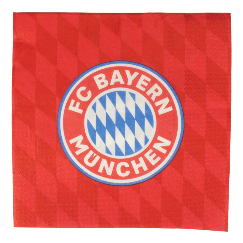 FC Bayern München Servietten FCB Logo rot 20er Set