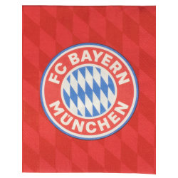 FC Bayern München Servietten FCB Logo rot 20er Set