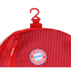 FC Bayern München Kulturbeutel - Logo Badge Rubber - rot | Waschtasche | FCB