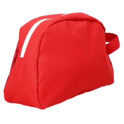 FC Bayern München Kulturbeutel - Logo Badge Rubber - rot | Waschtasche | FCB
