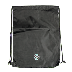 Hannover 96 Sportbeutel - Logo - schwarz Turnbeutel Gym Sack Rucksack Sports Bag H96