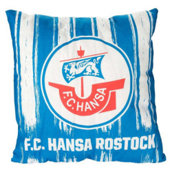 F.C. Hansa Rostock Kissen - Streifen - Kuschelkissen | Dekokissen | Kissen FCH