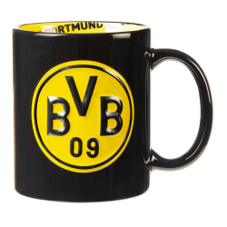 Borussia Dortmund Tasse, Kaffeetasse 3D mit Innendekor BVB 09