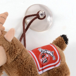 1. FC Köln Hennes Maskottchen mit Saugnapf Plüschtier Kuscheltier