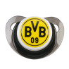 Borussia Dortmund - Schnuller 6-18 Monate - BVB 09 Silikon Sauger 2er-Set