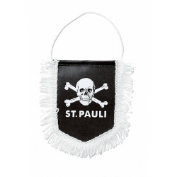 FC St. Pauli  Autobanner - Totenkopf - schwarz Auto Wimpel Banner Autowimpel