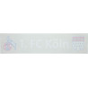 1. FC Köln Heckscheibenaufkleber - inneklebend - Autoaufkleber Sticker  Aufkleber