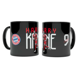 FC Bayern München Tasse - Harry Kane - Schwarz | Spielertasse | Kaffeetasse | FCB