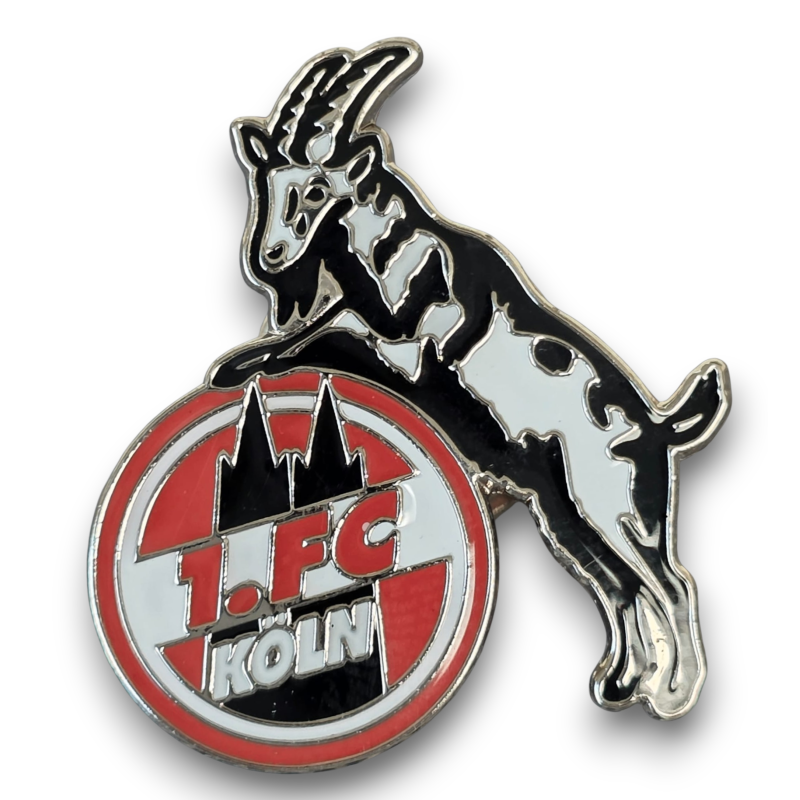 1. FC Köln Pin - Logo Emaille - farbig | Anstecker | Button | Hennes