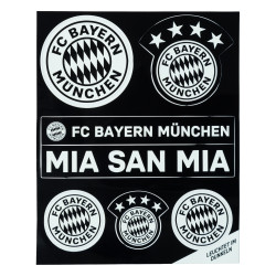 FC Bayern München Aufkleberbogen nachtleuchtend 7er Set, Aufkleber, Sticker FCB
