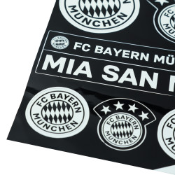 FC Bayern München Aufkleberbogen nachtleuchtend 7er Set, Aufkleber, Sticker FCB