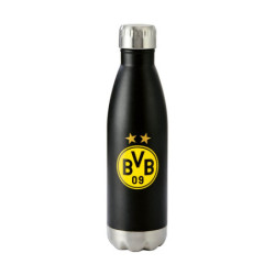 Borussia Dortmund Isolierflasche schwarz 0,5 l Thermoflasche, Flasche BVB 09