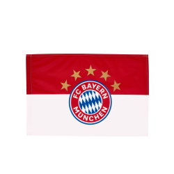 FC Bayern München Fahne - 5 Sterne Logo - 150 x 100 cm | Flagge | FCB