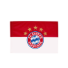 FC Bayern München Fahne - 5 Sterne Logo - 150 x 100 cm | Flagge | FCB