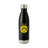 Borussia Dortmund Isolierflasche schwarz 0,5 l Thermoflasche, Flasche BVB 09