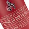 1. FC Köln Tasse - Hymne - rot Kaffeetasse Kaffebecher Pott Mug