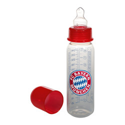 FC Bayern München Babyflasche Logo, Babytrinkflasche, Nuckelflasche, Flasche FCB