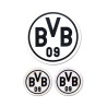 Borussia Dortmund Autobanner Auto Wimpel Banner - Plus Aufkleber BVB 09