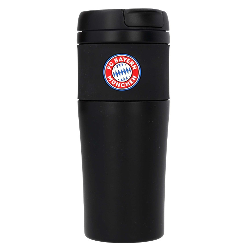 FC Bayern München Thermobecher Edelstahl schwarz | Kaffee Becher | Coffee to go | FCB