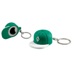 SV Werder Bremen Schlüsselanhänger - Cap mit Flaschenöffner - Anhänger Öffner SVW
