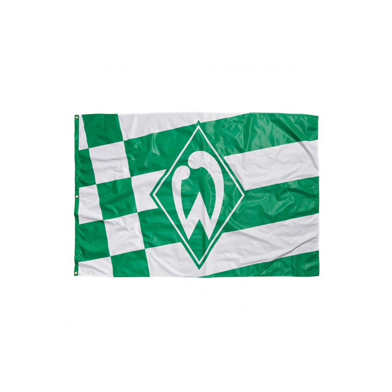 SV Werder Bremen Hissfahne - Karo - 180 x 120 cm Fahne Raute Flagge