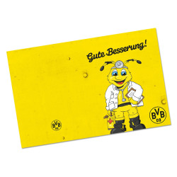 Borussia Dortmund Grußkarte - Gute Besserung -  Emma Karte BVB 09