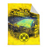 Borussia Dortmund Fleecedecke - Stadion - Kuscheldecke 150 x 200 cm, Decke BVB 09