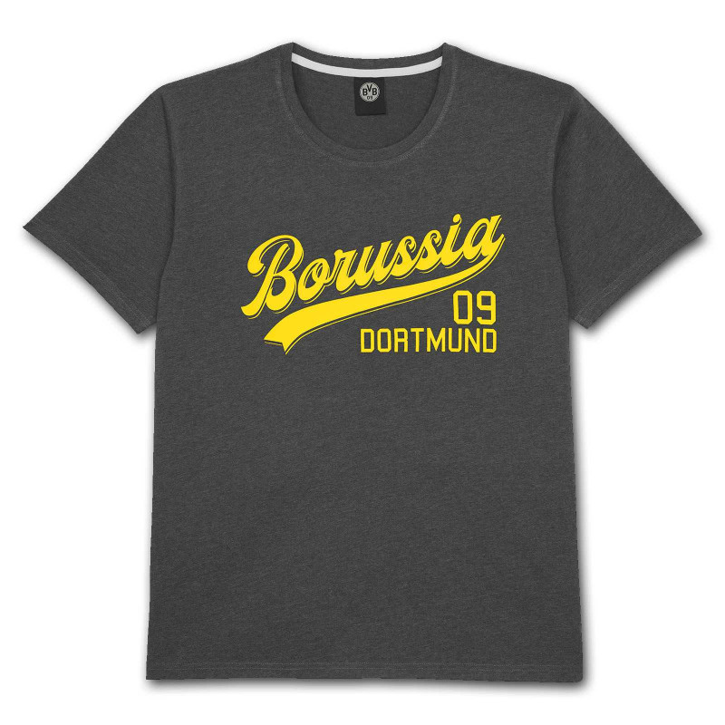 Borussia Dortmund T-Shirt - Explorer - anthrazit | Shirt | BVB 09 | Gr. S bis 3XL