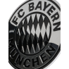 FC Bayern München Aufkleber - Chromlogo -  3D Sticker XL Logo Autoaufkleber FCB