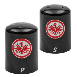 Eintracht Frankfurt Salz- & Pfefferstreuer - Streifen - schwarz 2-teilig SGE