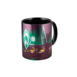 SV Werder Bremen Tasse - Weser-Stadion - Metallic Kaffeetasse SVW