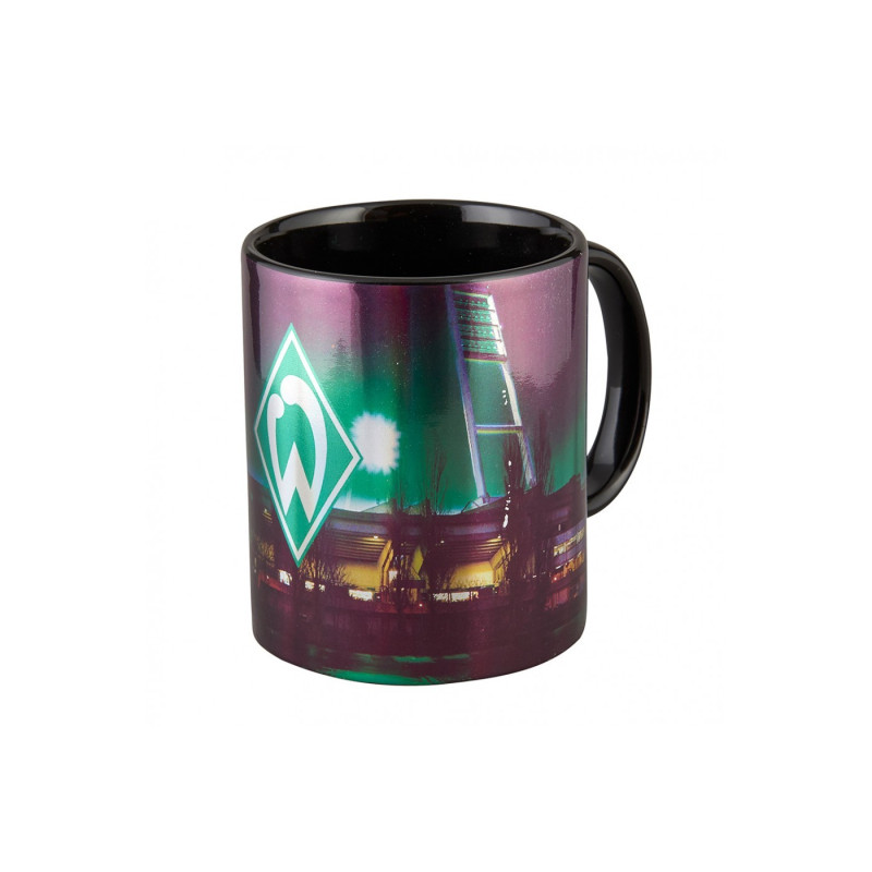 SV Werder Bremen Tasse - Weser-Stadion - Metallic Kaffeetasse SVW