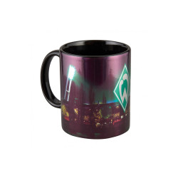SV Werder Bremen Tasse - Weser-Stadion - Metallic Kaffeetasse SVW
