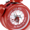 1. FC Köln Wecker rot Glockenwecker Uhr