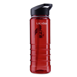1. FC Köln Trinkflasche Sport rot transparent Flasche 0.75 l Bottle