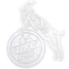 1. FC Köln Aufkleber - Logo silber - 3 cm Autoaufkleber Sticker