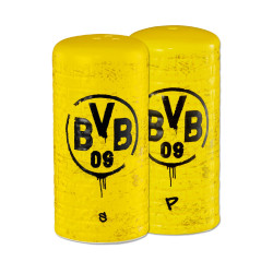 Borussia Dortmund Salz- und Pfefferstreuer - Gelbe Wand - Gewürzstreuer BVB 09