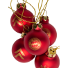 FC Bayern München - Christbaumkugeln 10er Set - 3 cm Weihnachtskugeln FCB