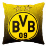 Borussia Dortmund Kissen - Emblem - Farbverlauf, Kuschelkissen, Dekokissen BVB